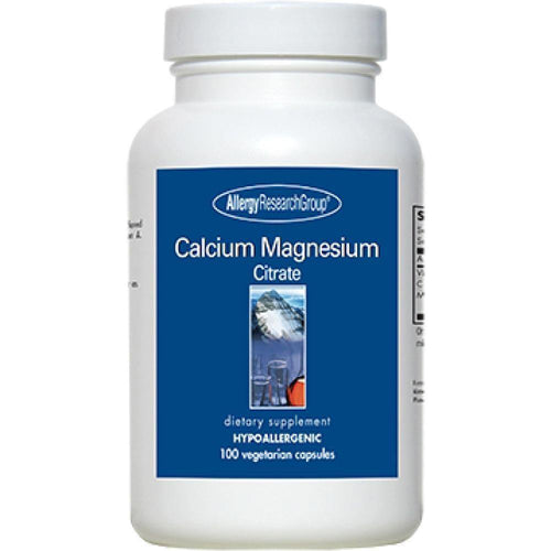 Allergy Research Group , Calcium Magnesium Citrate 100 Capsules 2 Pack - www.myworldwo.com