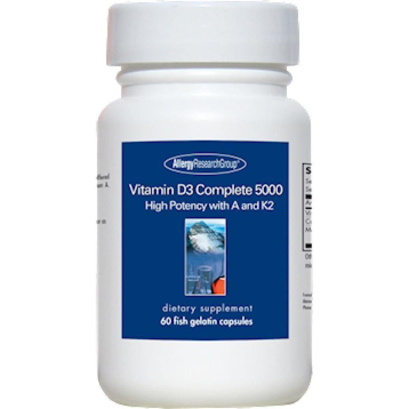 Allergy Research Group , Vitamin D3 Complete 5000 60 gelCapsules - www.myworldwo.com