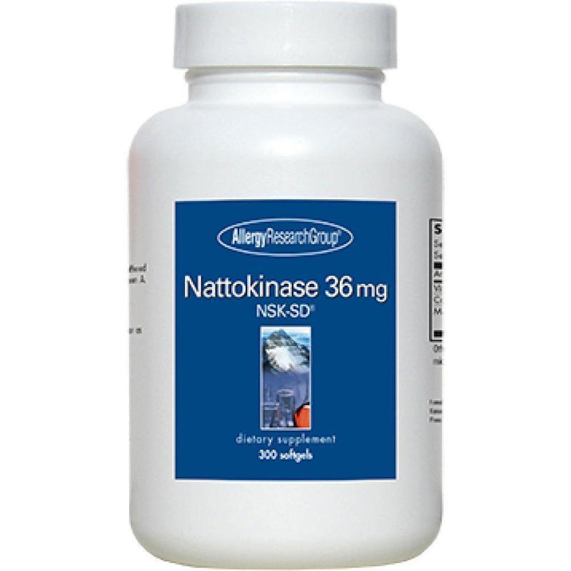 Allergy Research Group , Nattokinase 36 mg 300 softgels 2 Pack - www.myworldwo.com