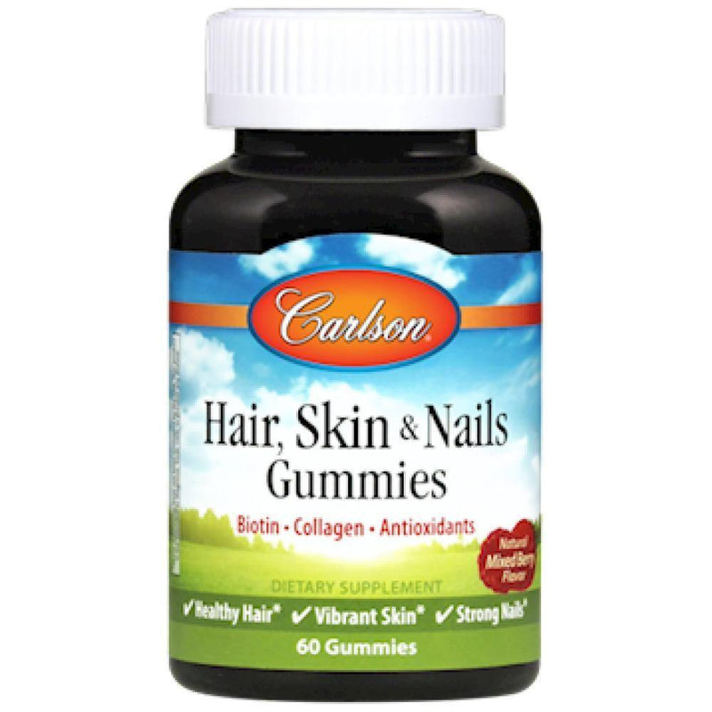 Carlson Labs , Hair, Skin and Nails 60 gummies 2 Pack - www.myworldwo.com