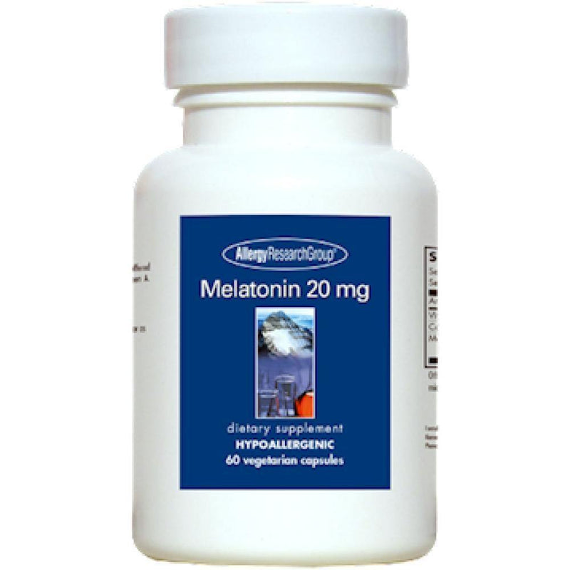 Allergy Research Group , Melatonin 20 mg 60 Veg Capsules 2 Pack - www.myworldwo.com