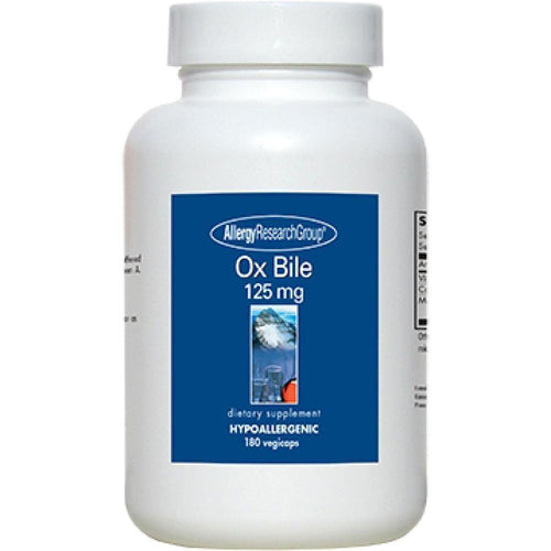 Allergy Research Group , Ox Bile 125 mg 180 Veg Capsules 2 Pack - www.myworldwo.com