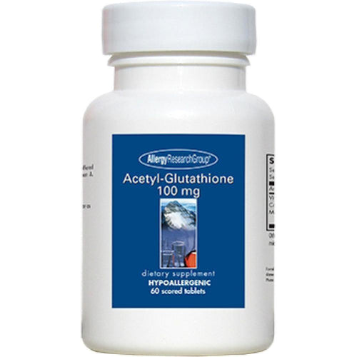 Allergy Research Group , Acetyl-Glutathione 100 mg 60 Tablets - www.myworldwo.com