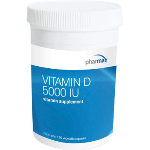 Pharmax , Vitamin D 5000 IU 120 Capsules - www.myworldwo.com