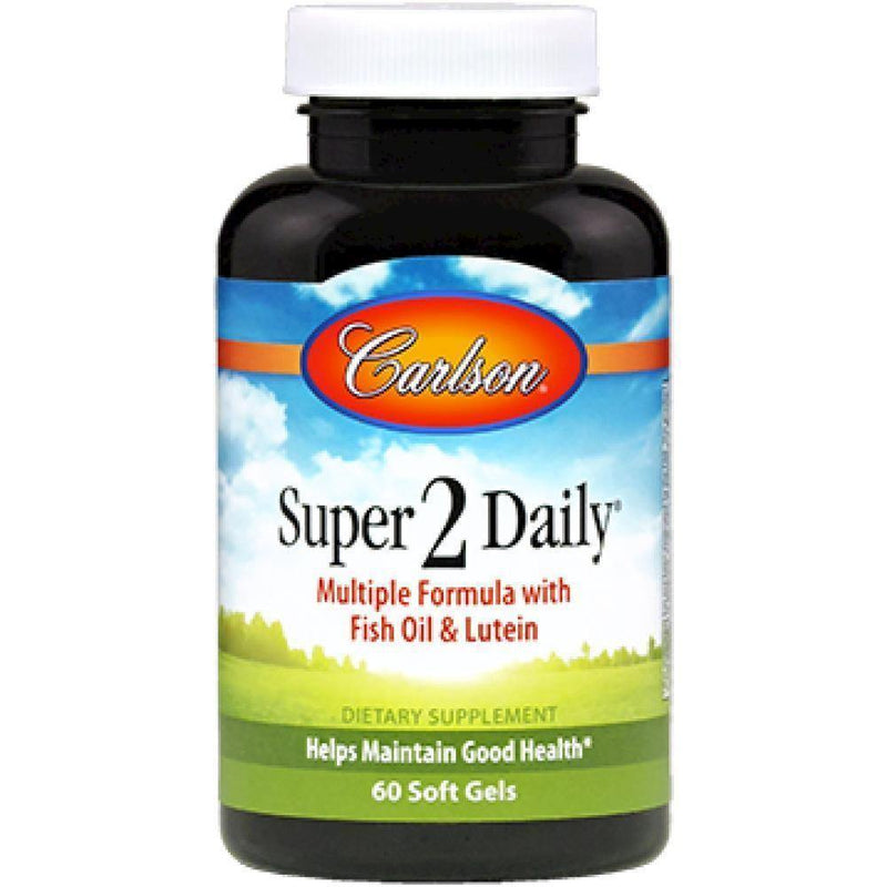 Carlson Labs , Super 2 Daily 60 softgels 2 Pack - www.myworldwo.com