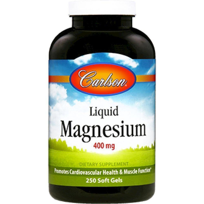 Carlson Labs , Liquid Magnesium 400 mg 250 gels - www.myworldwo.com